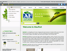 Tablet Screenshot of alexfert.com